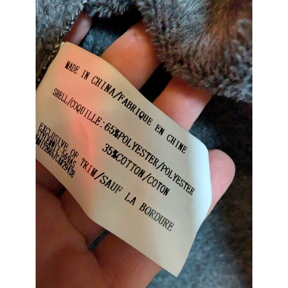 Dark Academia Women's M Gray Fleece Vest Open Waterfall Front Preppy Modern - Picture 4 of 7